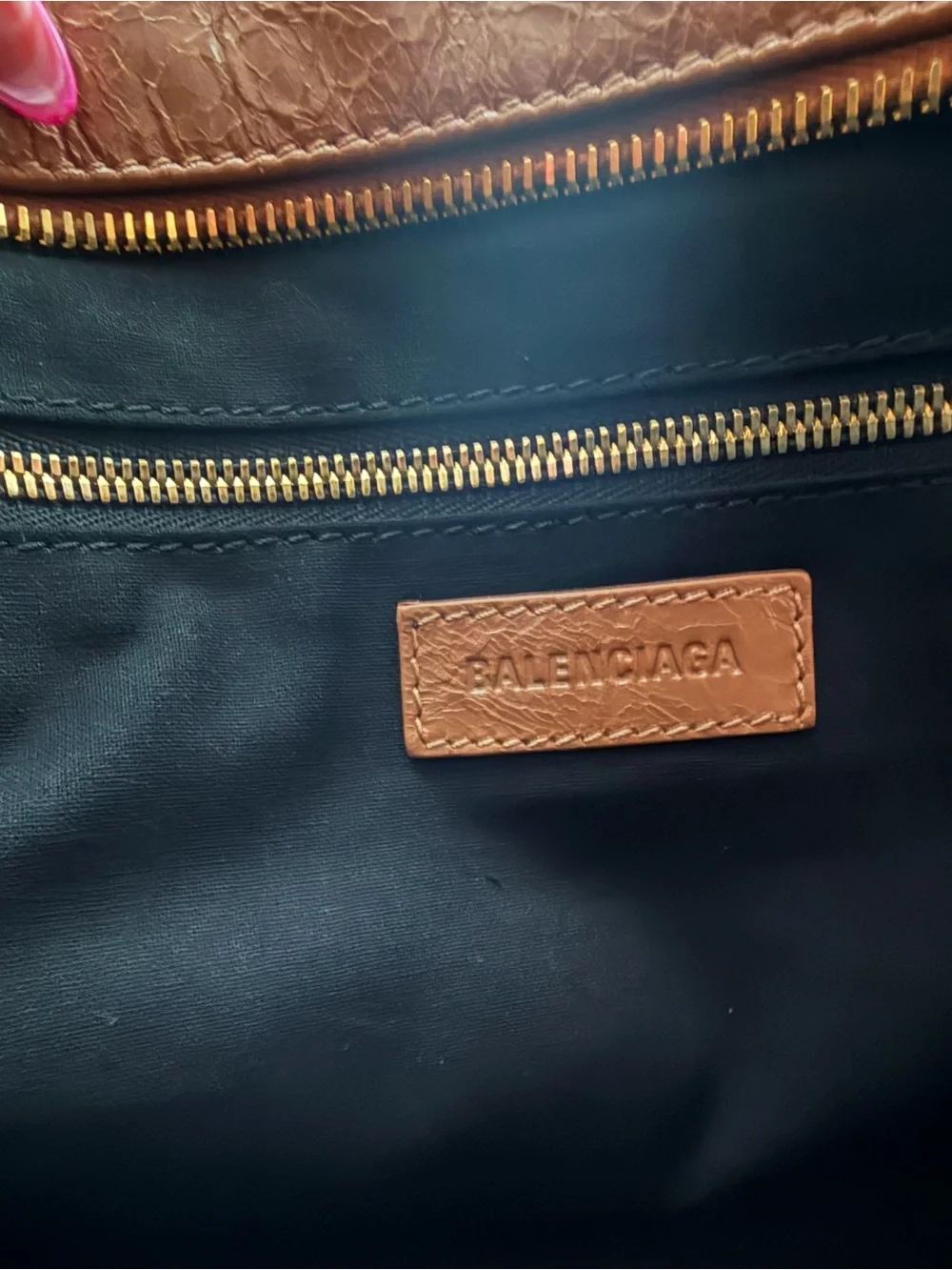 Balenciaga LE CITY BAG MEDIUM IN CAMEL